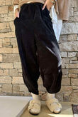 Nuk Stretch Velour Shelby Pant Black